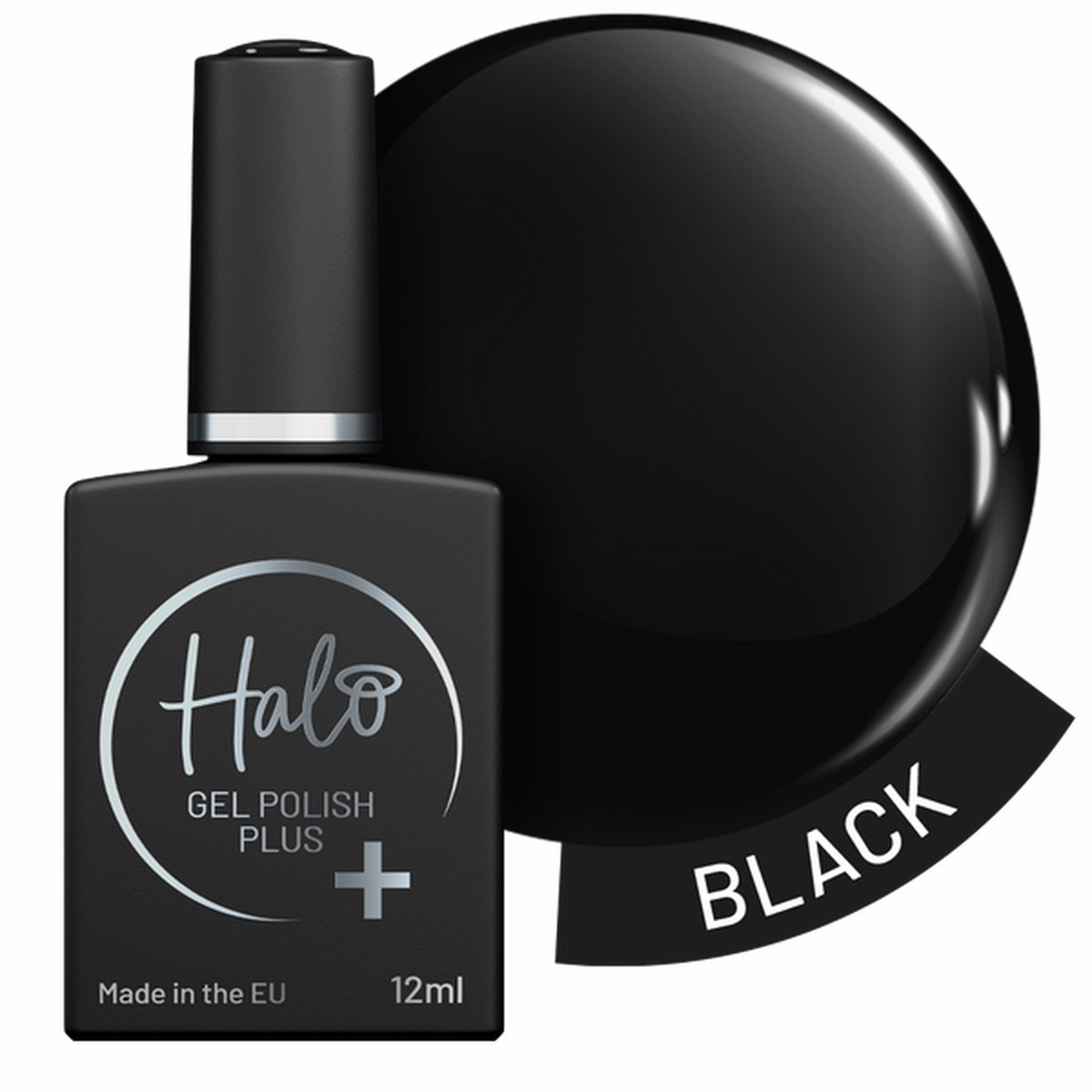 Halo Gel Polish Plus Black 12ml
