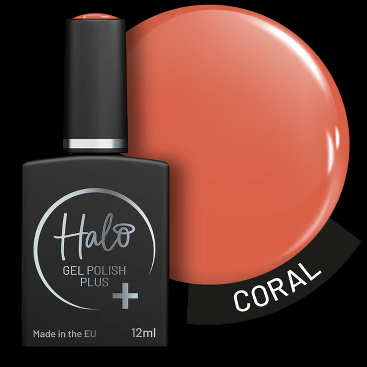 Halo Gel Polish Plus Coral 12ml