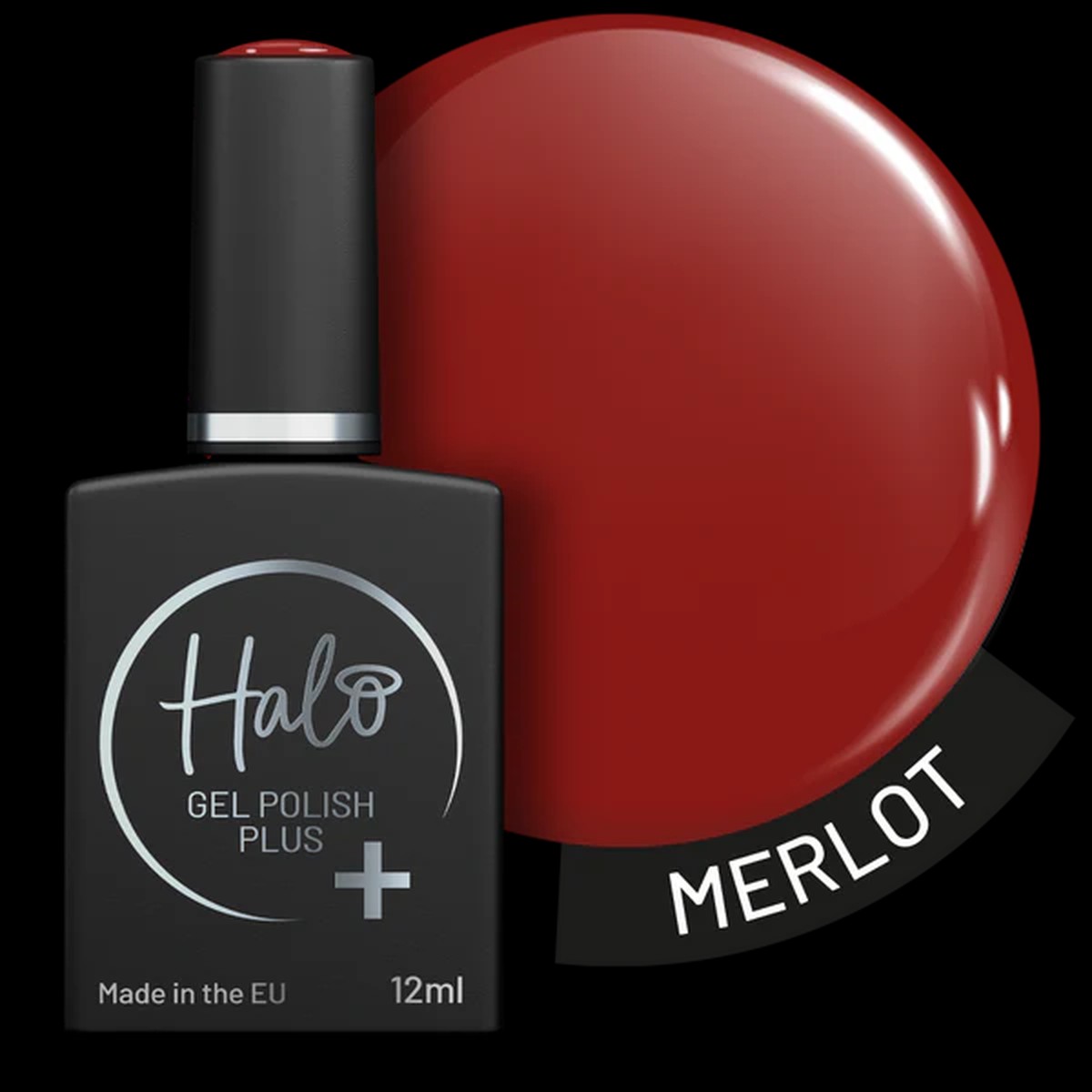 Halo Gel Polish Plus Merlot 12ml