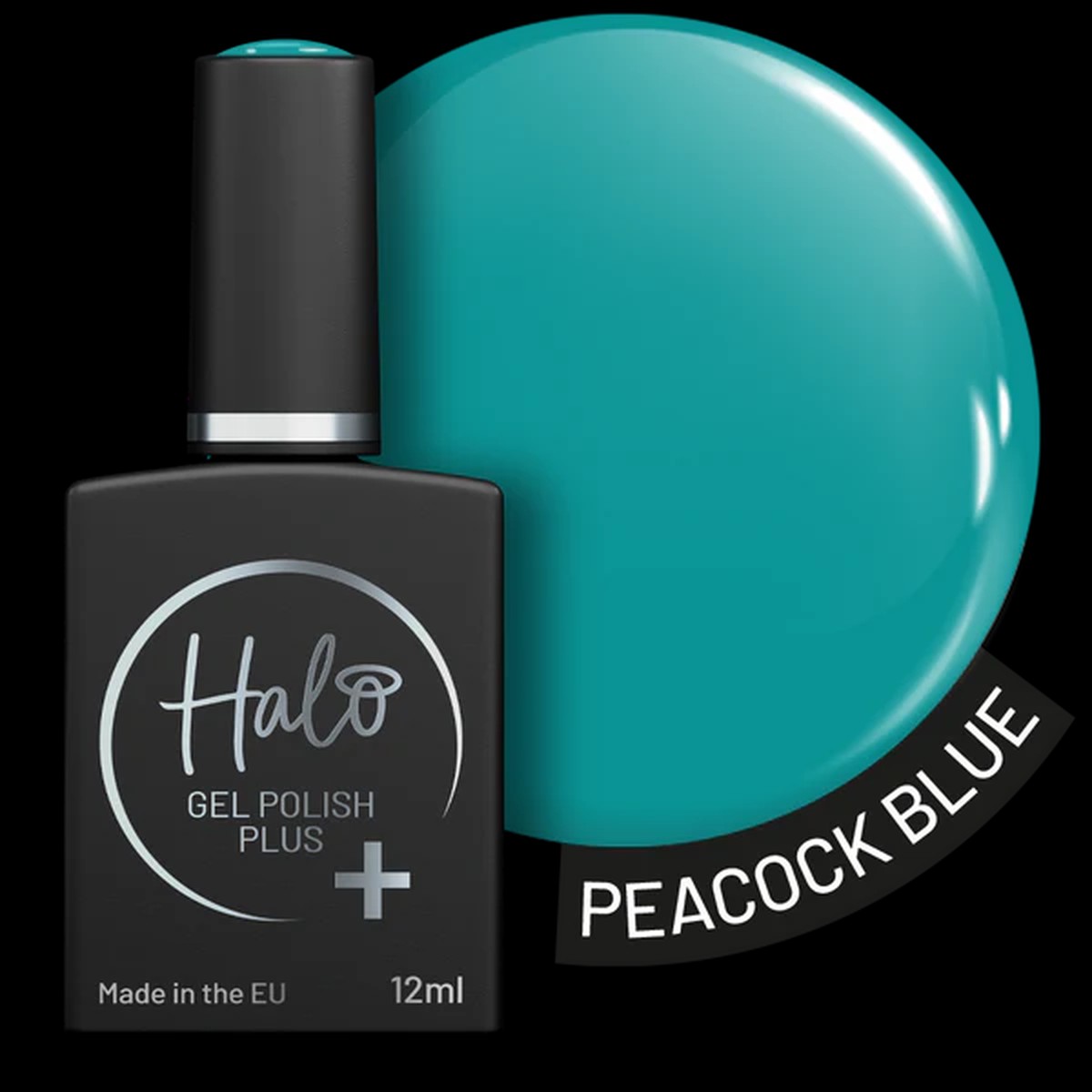 Halo Gel Polish Plus Peacock Blue 12ml