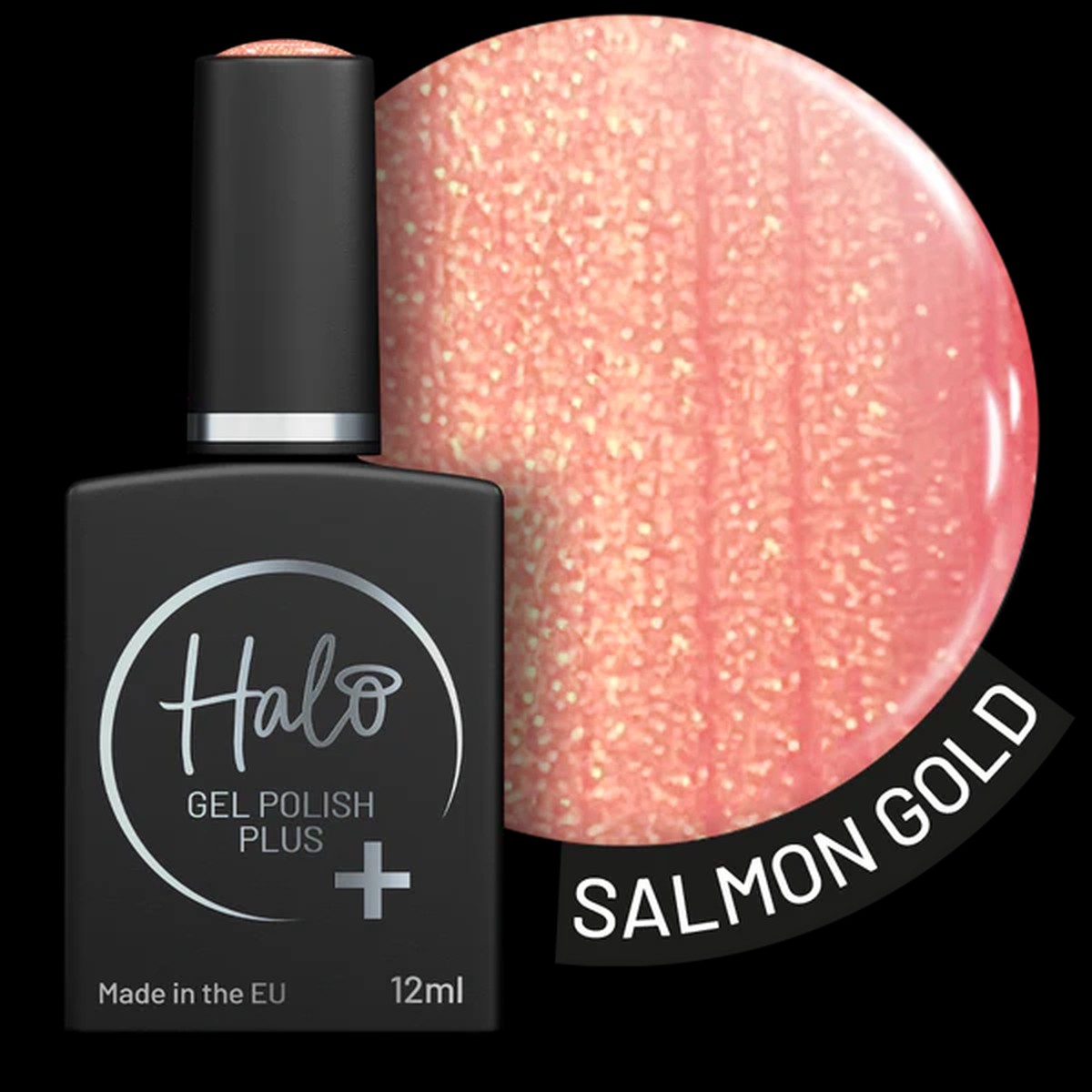 Halo Gel Polish Plus Salmon Gold 12ml