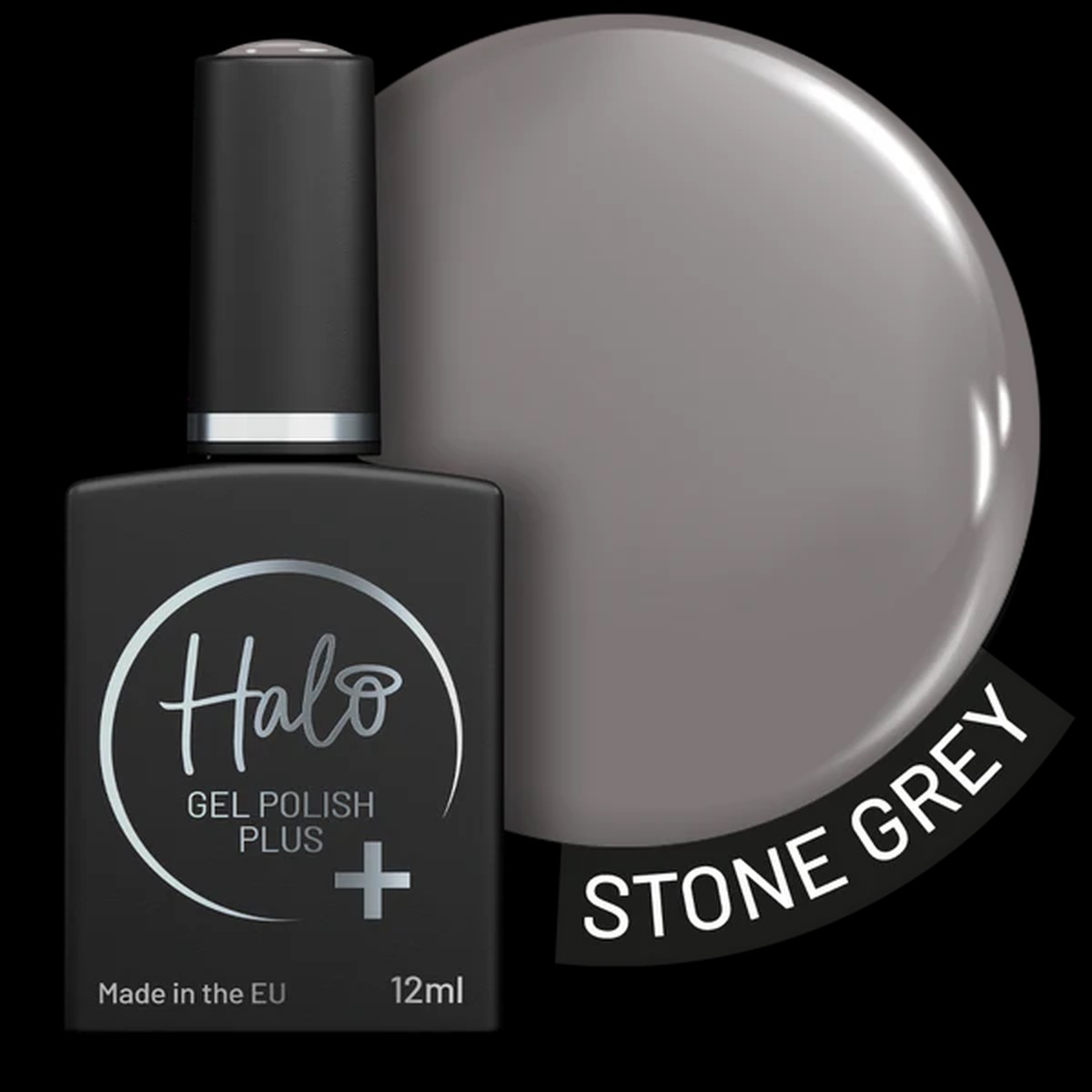 Halo Gel Polish Plus Stone Grey 12ml