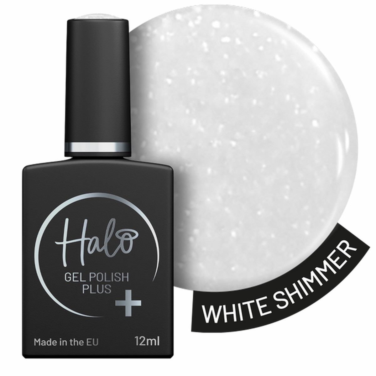 Halo Gel Polish Plus White Shimmer 12ml