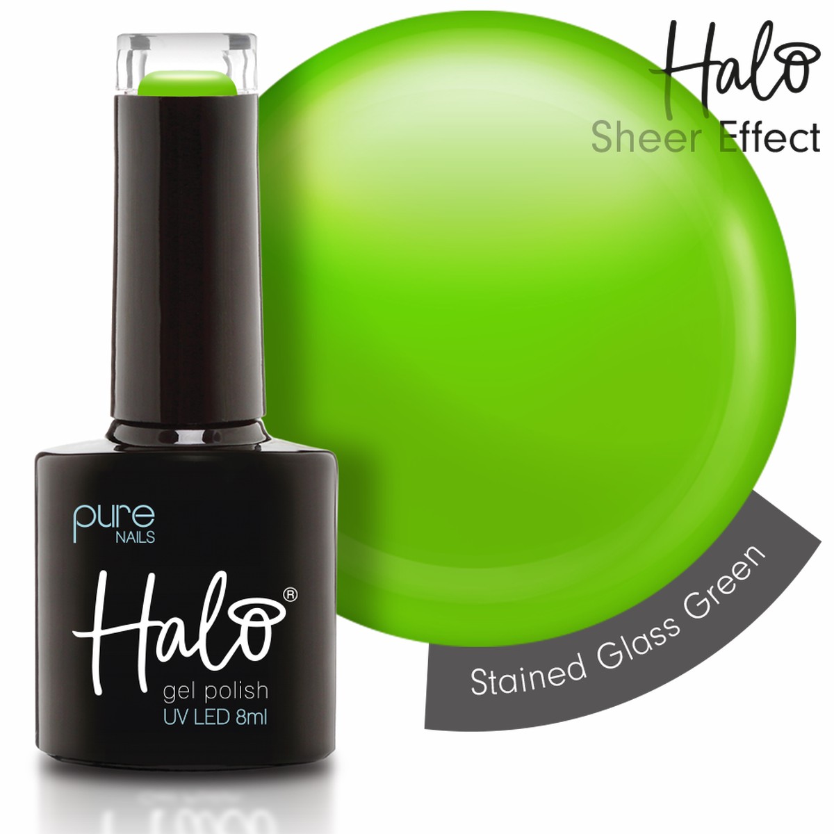 Halo Stained Glass Green