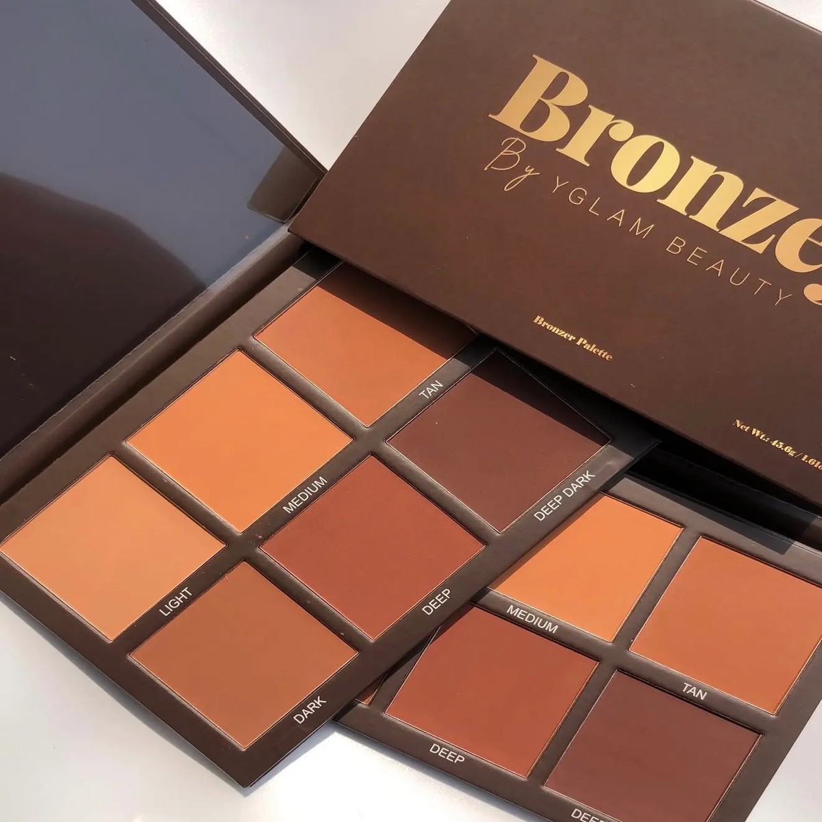 Yglam Bronzey Palette | powder | bronzer | contour | highlight
