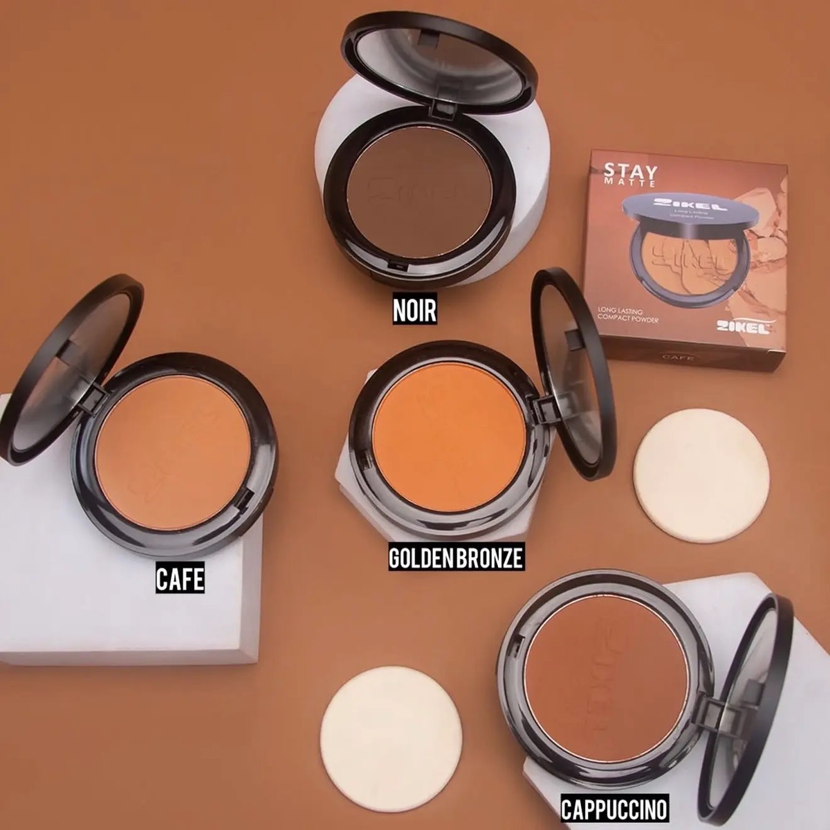 ZIKEL Stay Matte Compact Pressed Powder