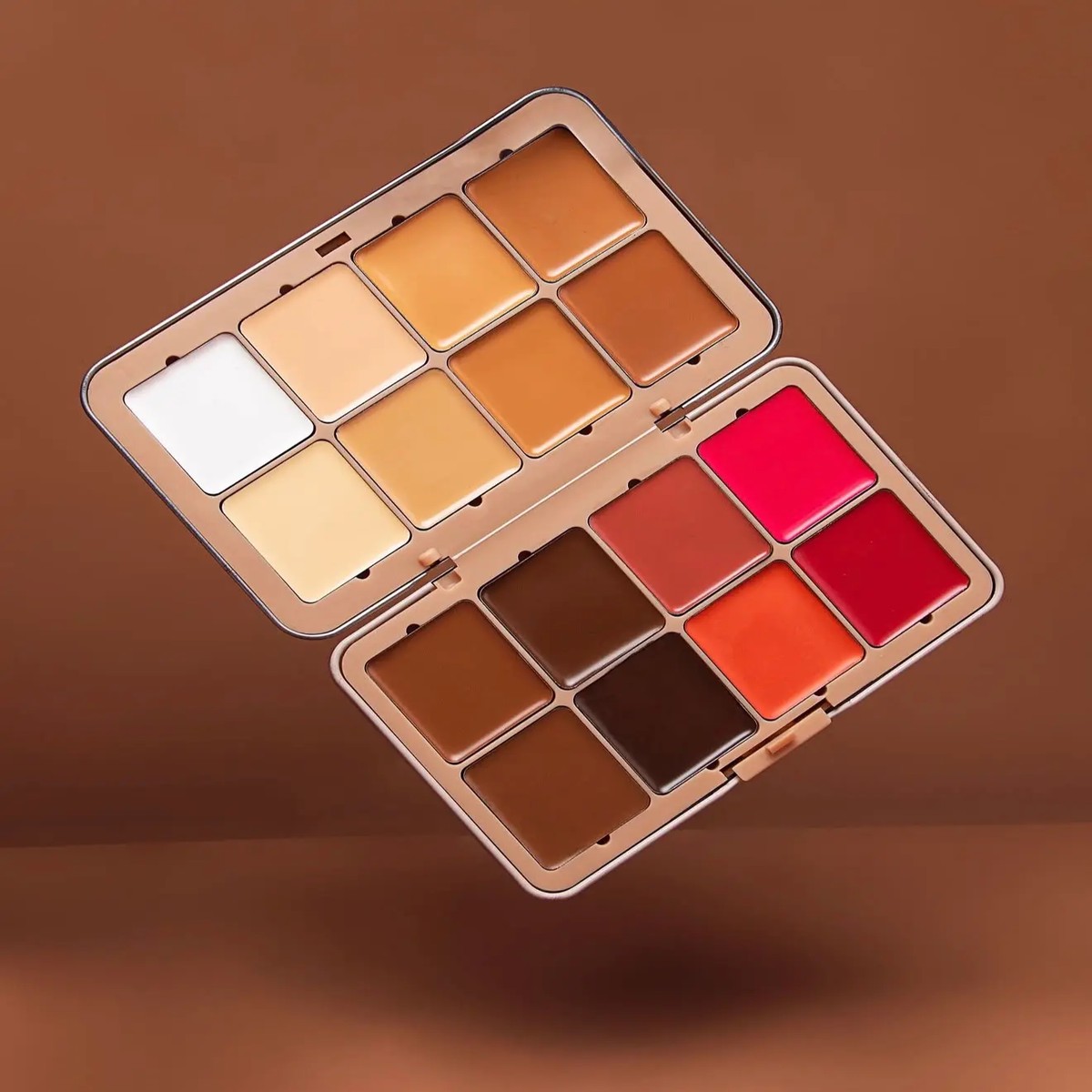 ZIKEL x golibe cream blush and concealer palette | highlight | bronzer | contour