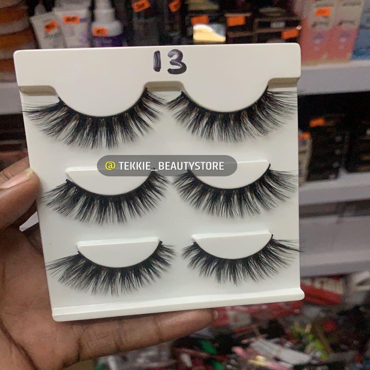 3 pairs strip eye lash pack - 13