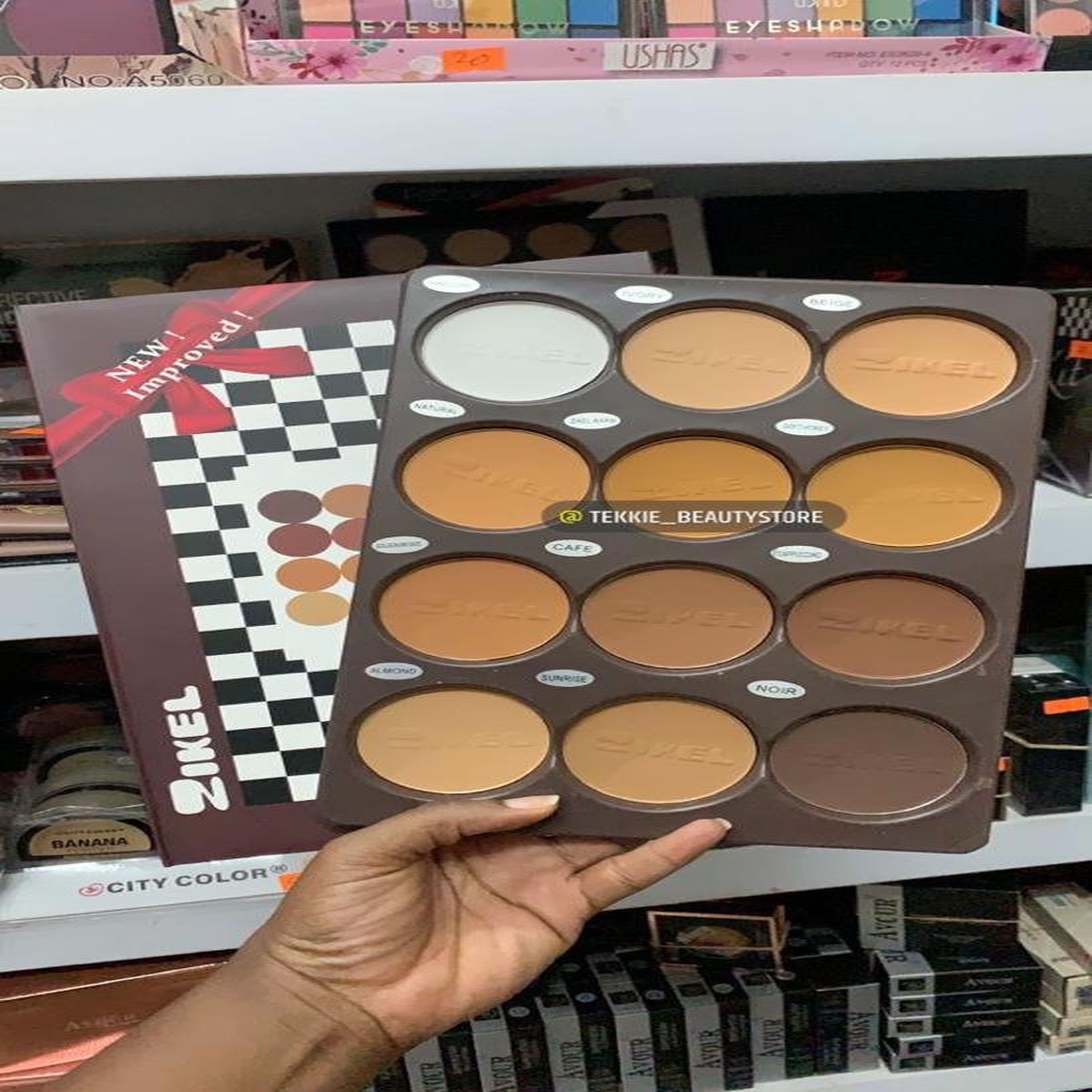 ZIKEL face it powder palette (large)