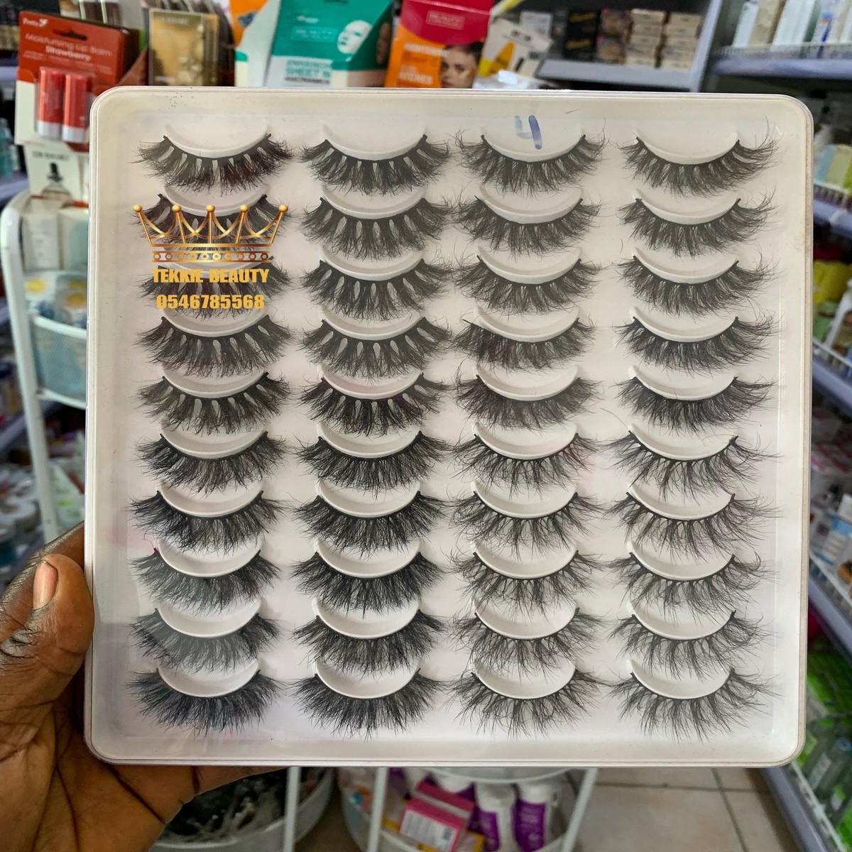 20 pairs fluffy strip eye lash - style 4