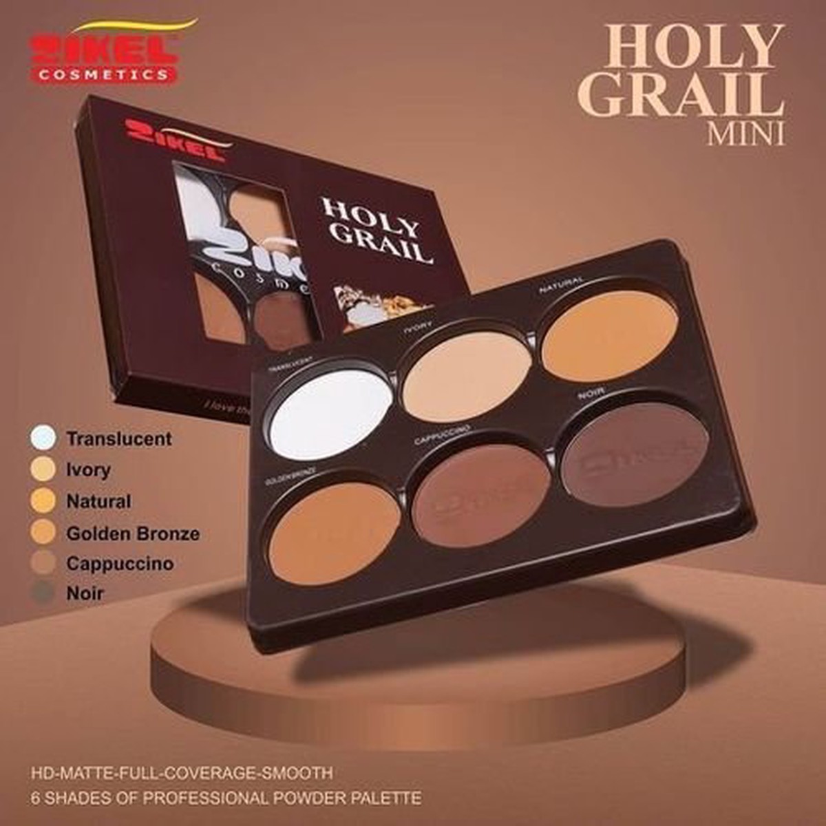 ZIKEL holy grail mini powder palette (old packaging)