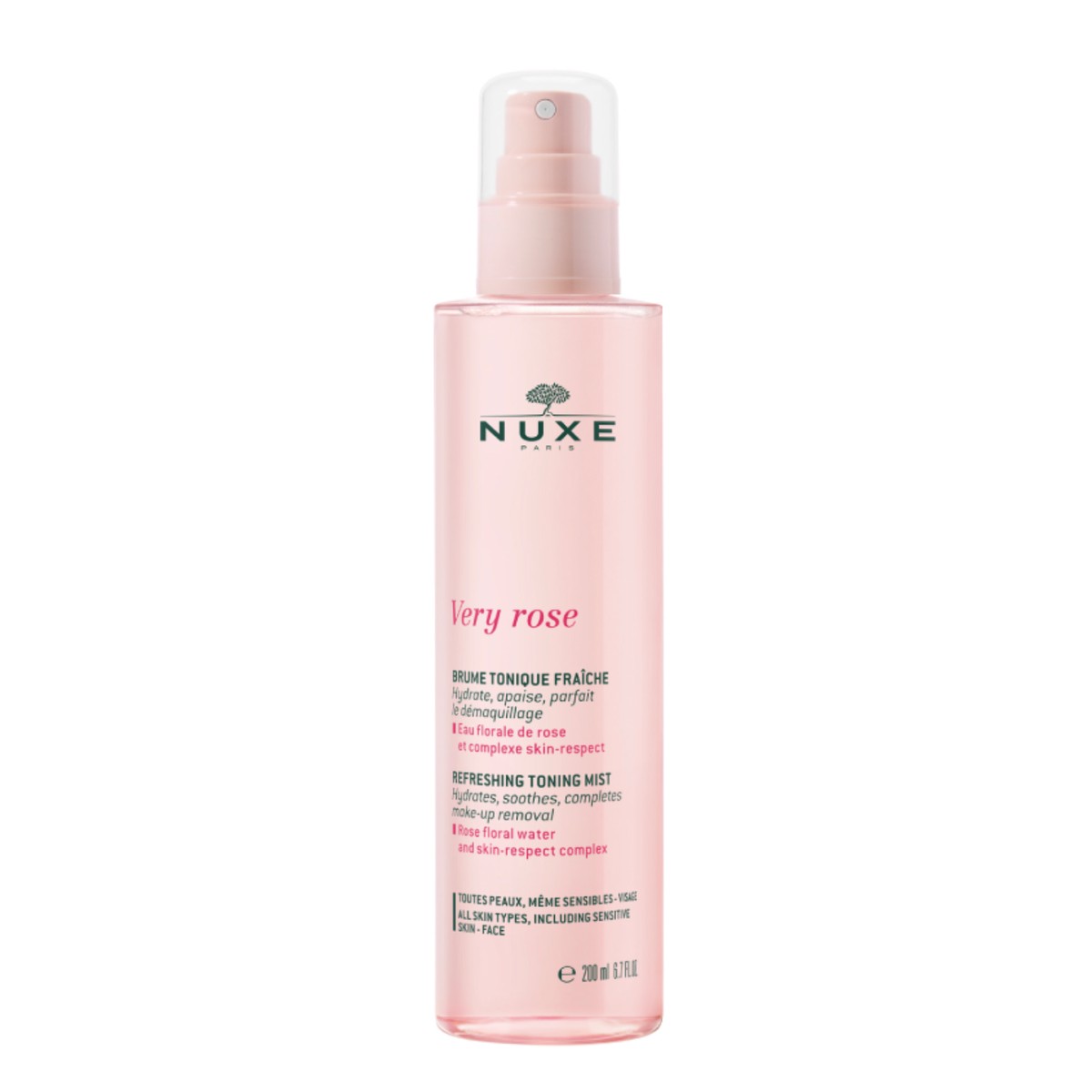 Xt Khong Nuxe Very Rose Refreshing Toning Mist 200ml