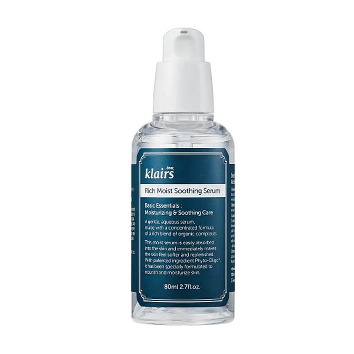 [Chit Khu 15%] Serum Klairs Rich Moist Soothing 80ml
