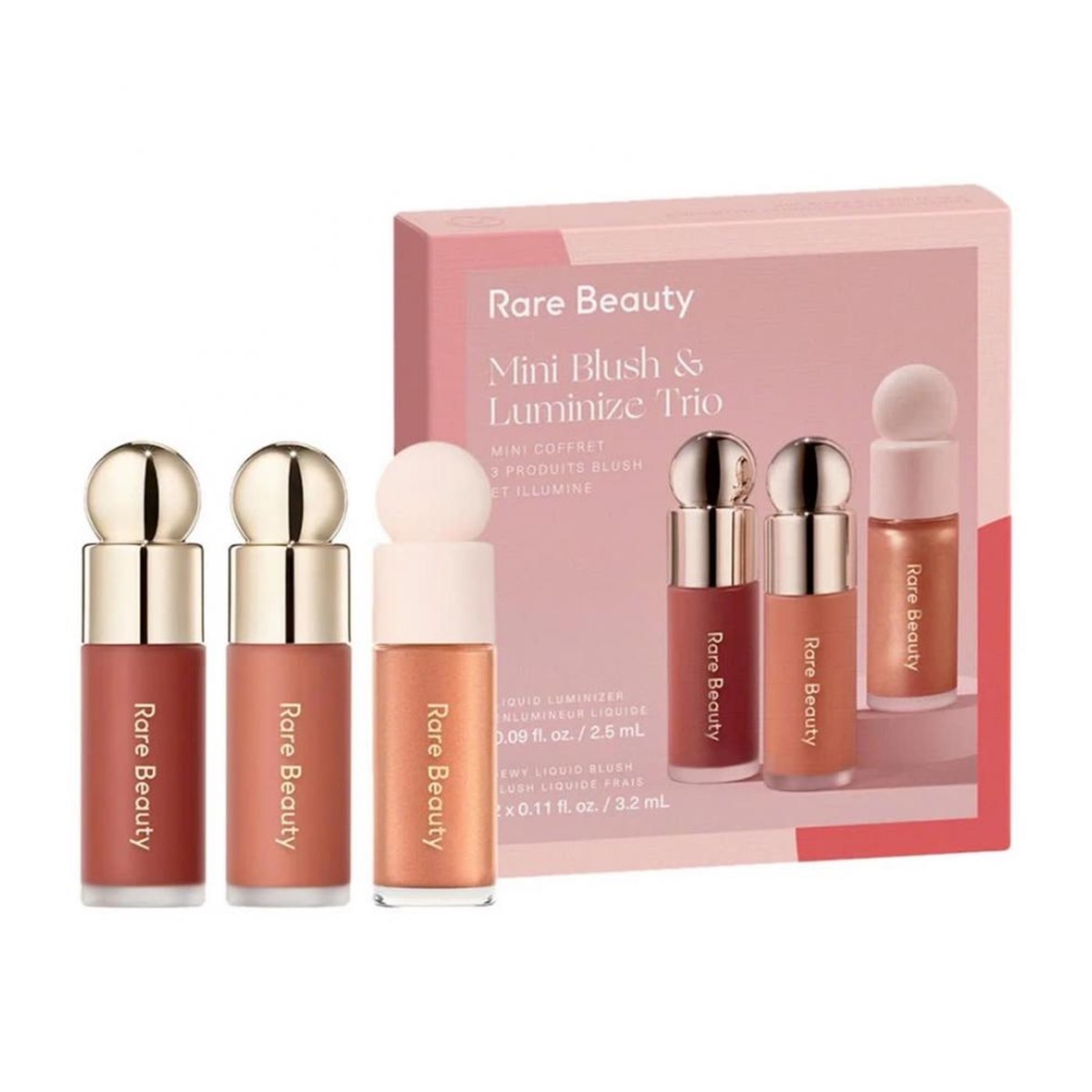 Set Highlight V M Hng Rare Beauty - Blush & Luminize Trio 3 mn