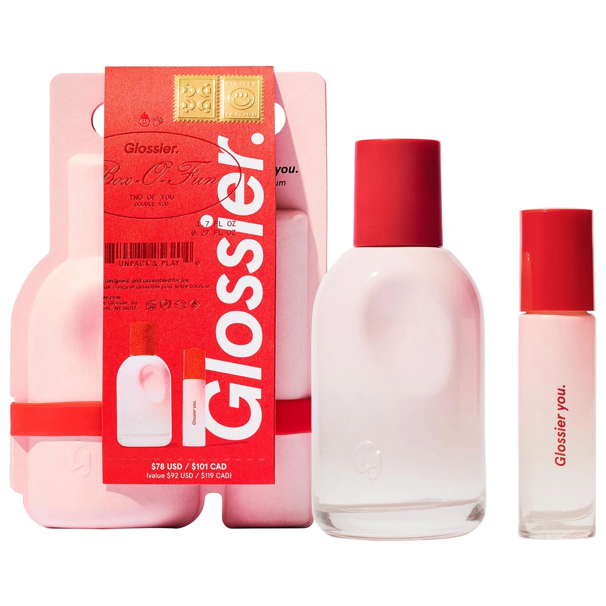 Set Nc hoa Glossier you Eau de Parfum (50ml+8ml)