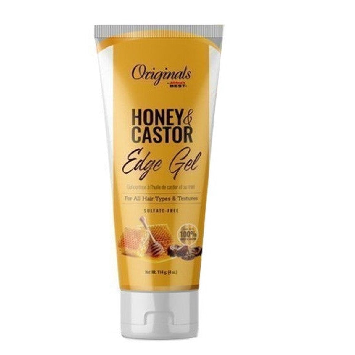 Africa's Best Originals Honey And Castor Edge Gel 4oz