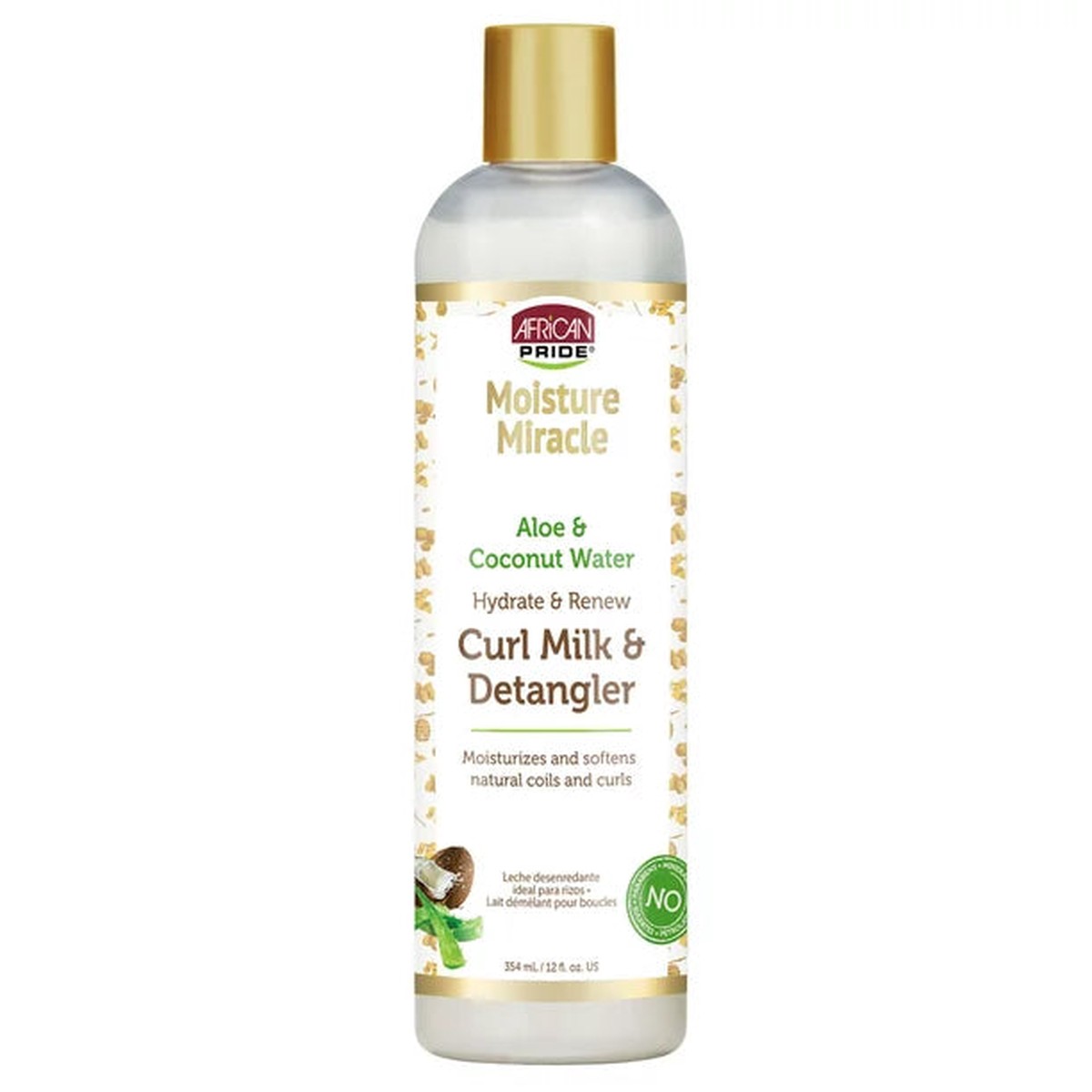 African Pride Moisture Miracle Curl Milk & Detangler 12oz