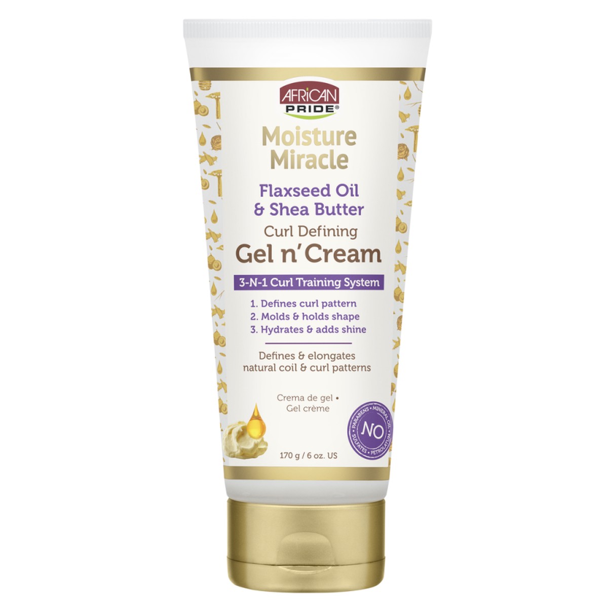 African Pride Moisture Miracle Gel N Cream 6oz