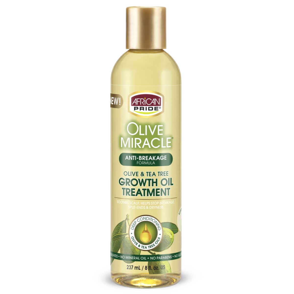 African Pride Olive Miracle Growth Oil Treatment 8oz