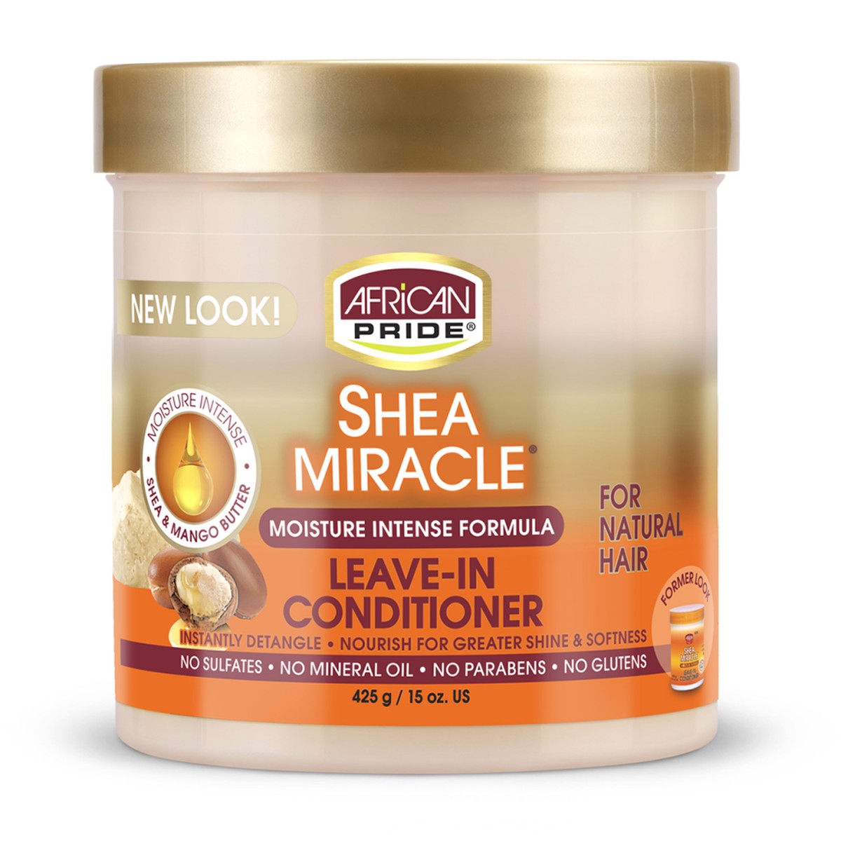 African Pride Shea Miracle Leave-In Conditioner 15oz