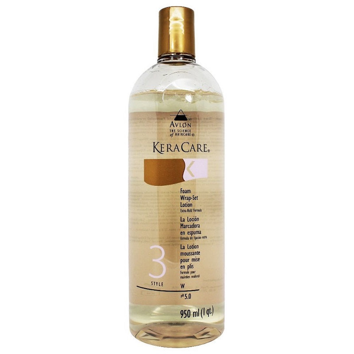 Keracare Foam Wrap Set Lotion Extra Hold 32 oz / 950 ml - For Frizz-Free, Long-Lasting Styles