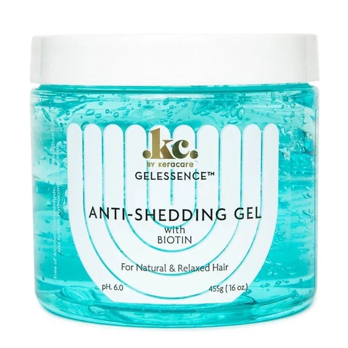 Keracare Gel Essence Anti-Shedding Gel 16 oz / 473 ml - Strong Hold & Flake-Free Styling