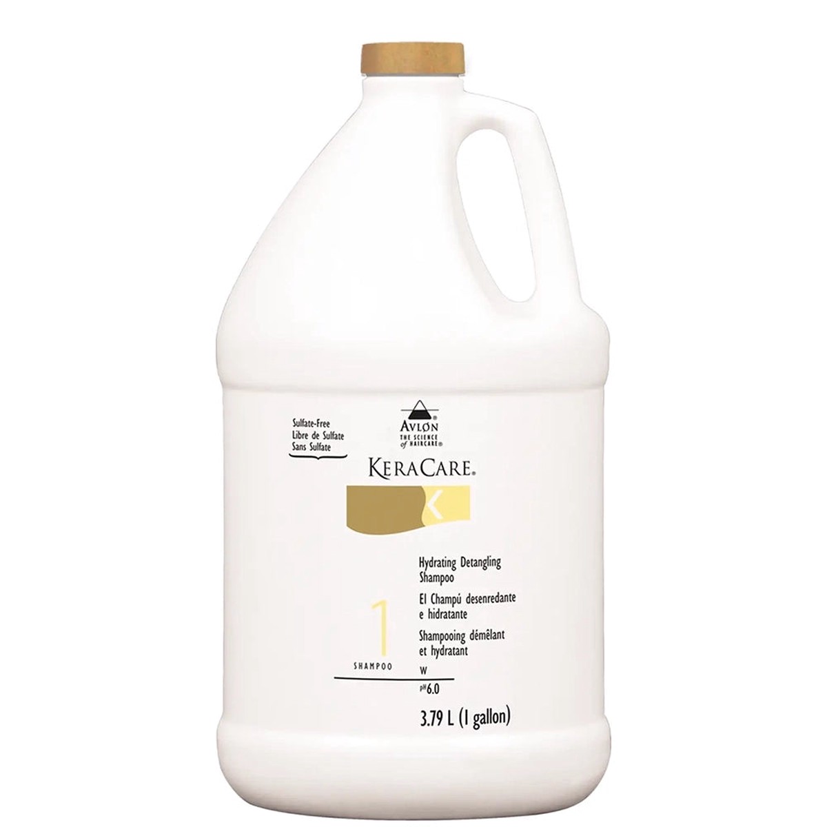 Keracare Hydrating Detangling Shampoo 128 oz / 3790 ml - For All Hair Types & Breakage Concern