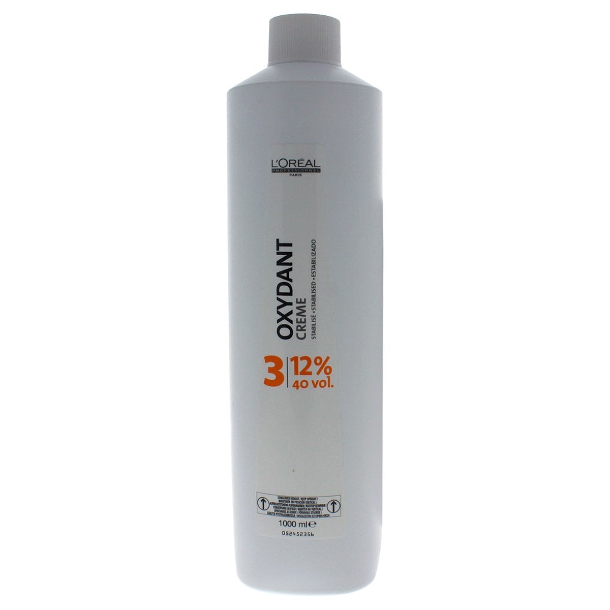 L'Oral Professionnel Cream Oxydant 40 Vol, 12% - Powerful Lightening & Permanent Colour for Professional Hair Colouring 1L/33.81 oz