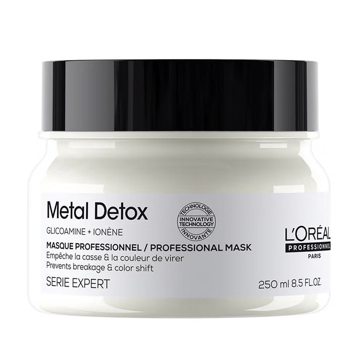 L'Oral Professionnel Seri Expert Metal Detox Nourishing Hair Mask Anti-Deposit Protection & Shine for Dull & Breakage-Prone Hair 250 ml/8.45 oz