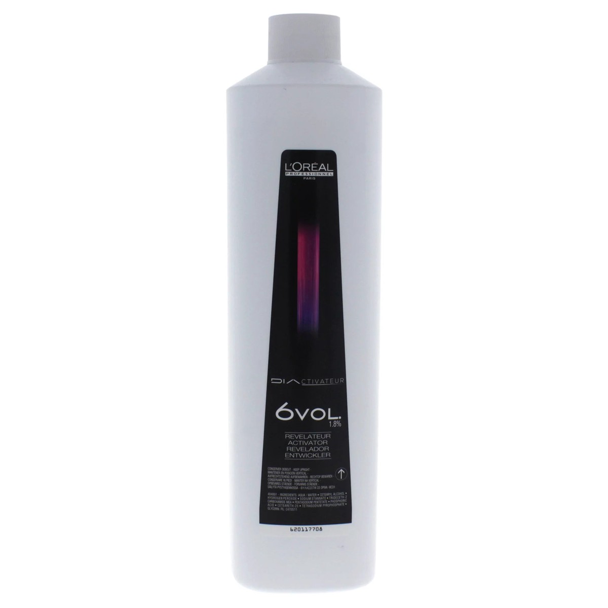 L'Oreal Professionnel Dia Activateur 6 Vol. 1.8% Gentle Hair Colour Activation & Gloss for Professional Salons & At-Home Colourists 1000ml (33.8 oz)
