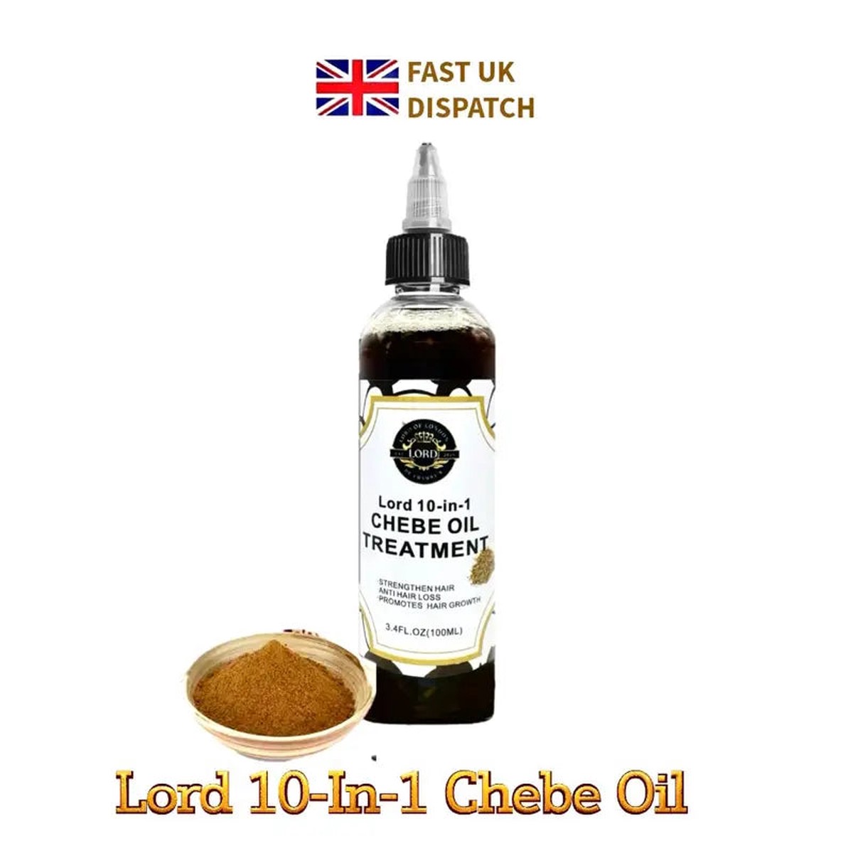 Lord of London 10-in-1 Chebe Oil Treatment Deep Moisturising Care 100 g