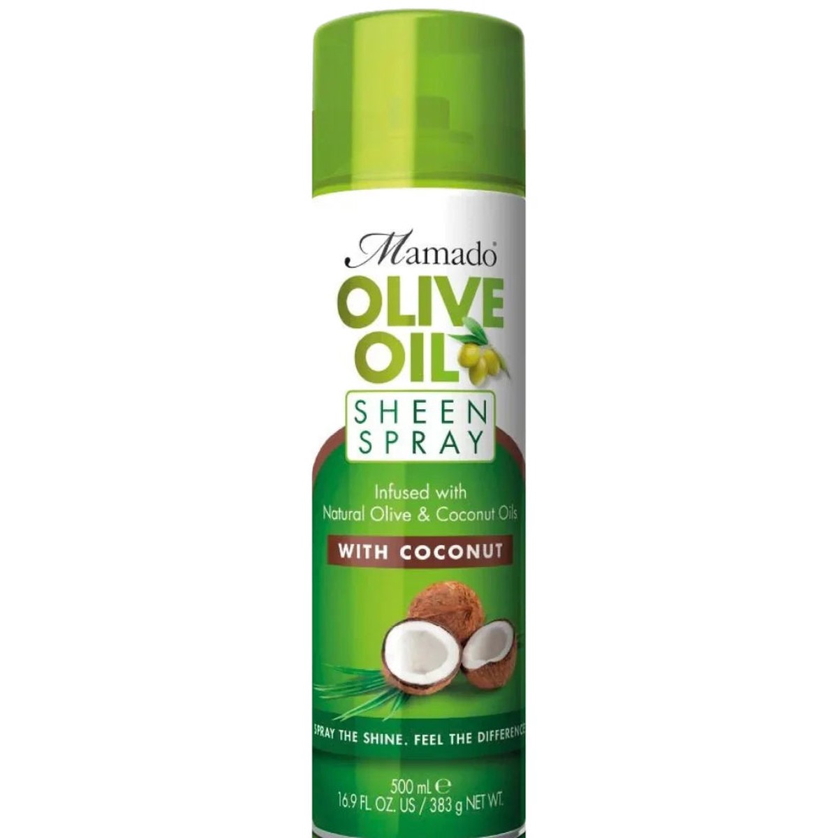 Mamado Olive Oil Sheen Spray with Coconut 500ml