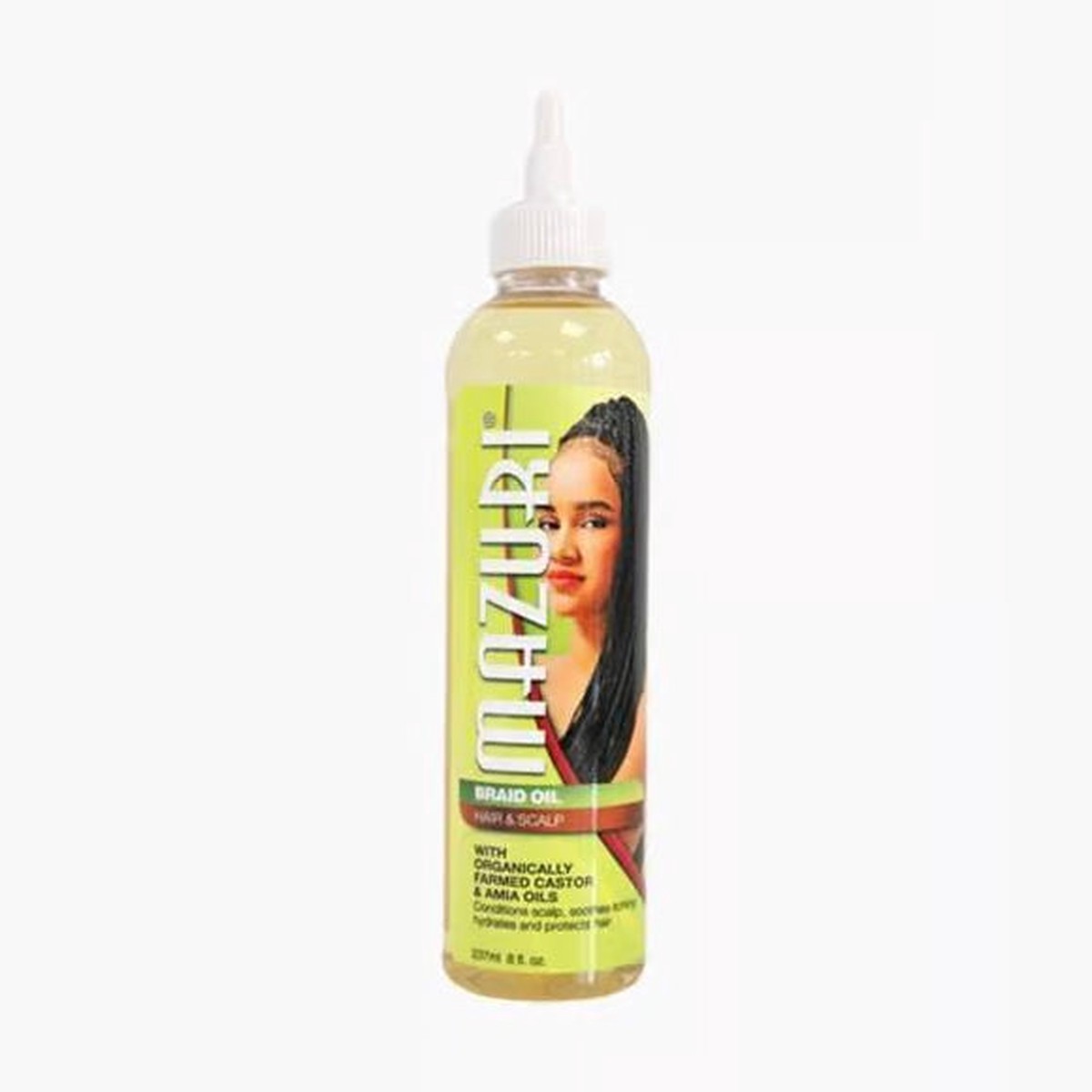 Mazuri Braid Oil Hair & Scalp: Nourishes, Strengthens & Soothes for Braids, Locs & Protective Styles 237ml/8.01 fl oz