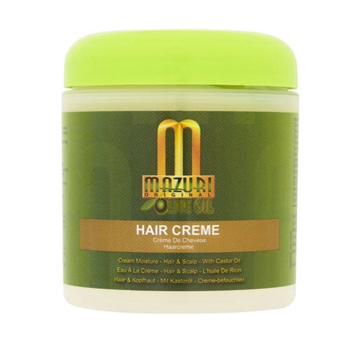 Mazuri Olive Oil Hair Creme Hydrating & Styling for Natural & Textured Hair 177ml/5.99 oz