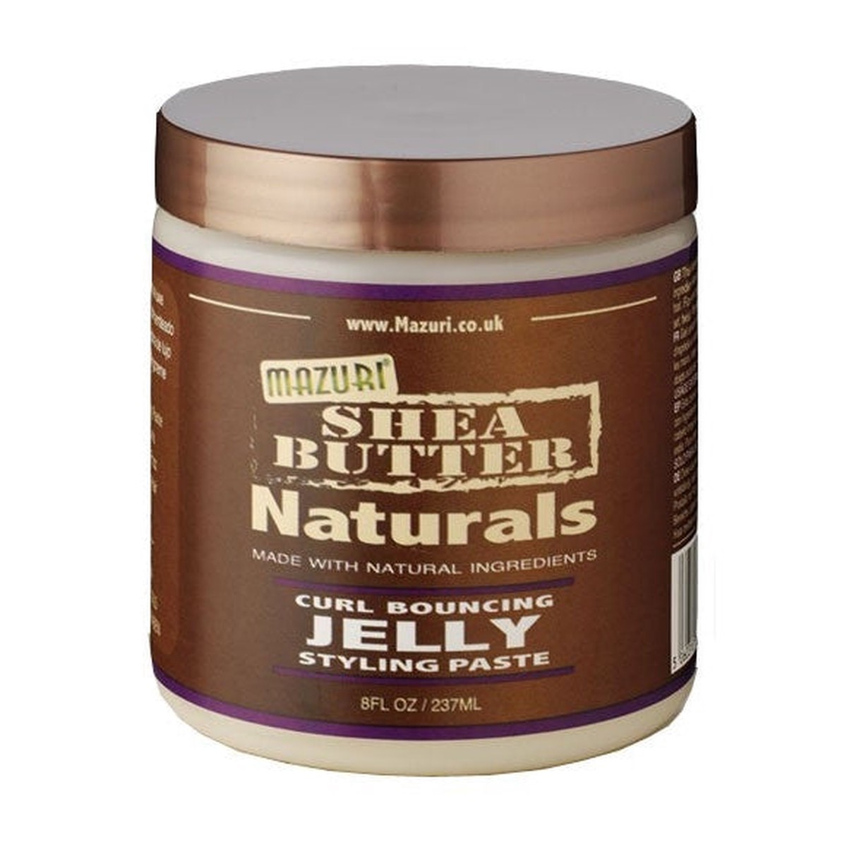 Mazuri Shea Butter Naturals Curl Bouncing Jelly Define & Hydrate Curls for Natural Hair Types 237ml/8.01 oz