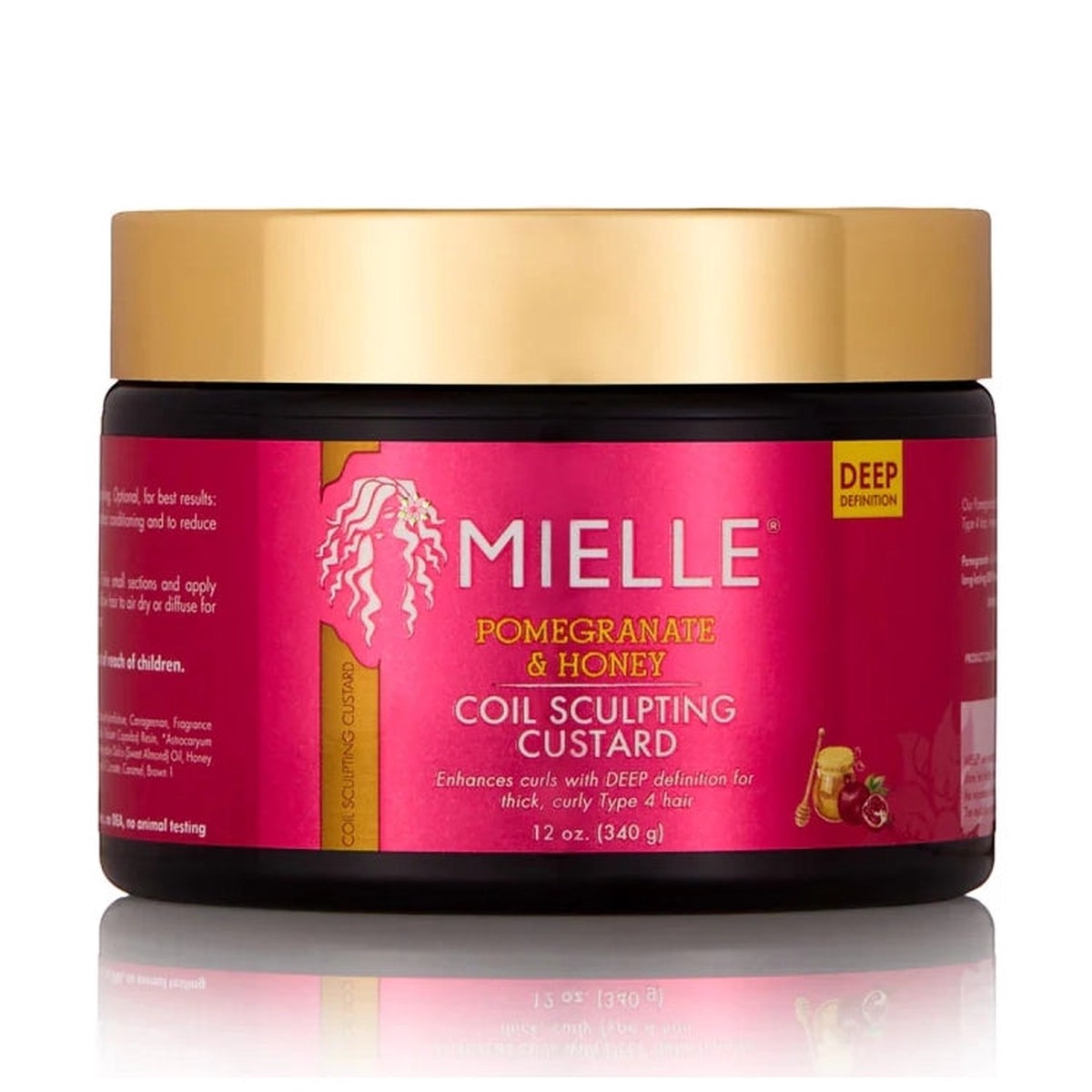 Mielle Pomegranate & Honey Coil Sculpting Custard 12oz