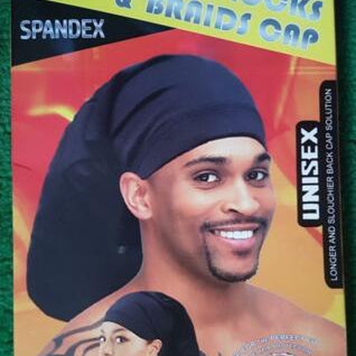 Murry Collection Spandex Dreadlocks & Braids Cap M1616BLK | Ultimate Comfort & Protection for Locs & Braids | Black, One Size