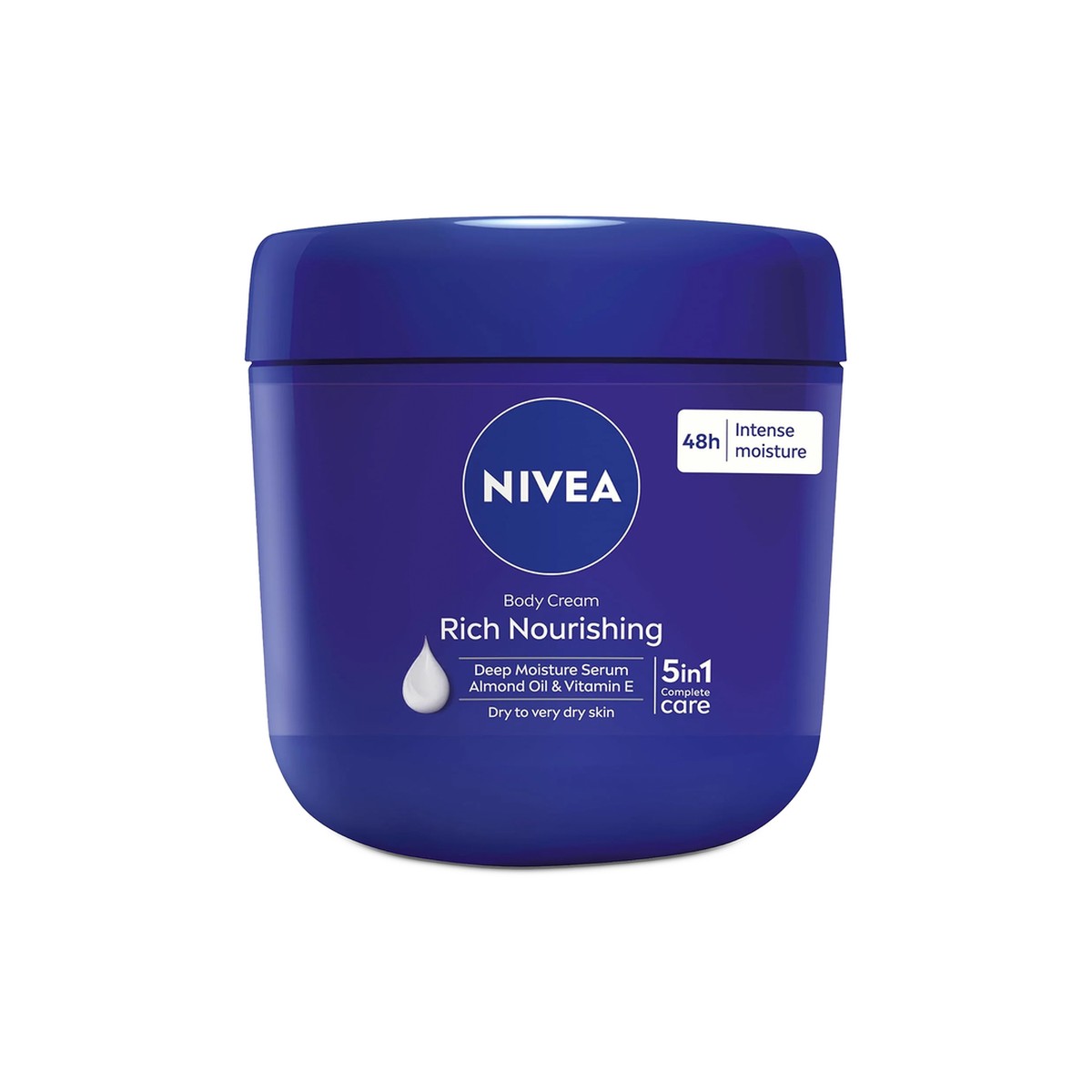 Nivea Rich Nourishing Body Cream Deep 48h Hydration for Dry Skin