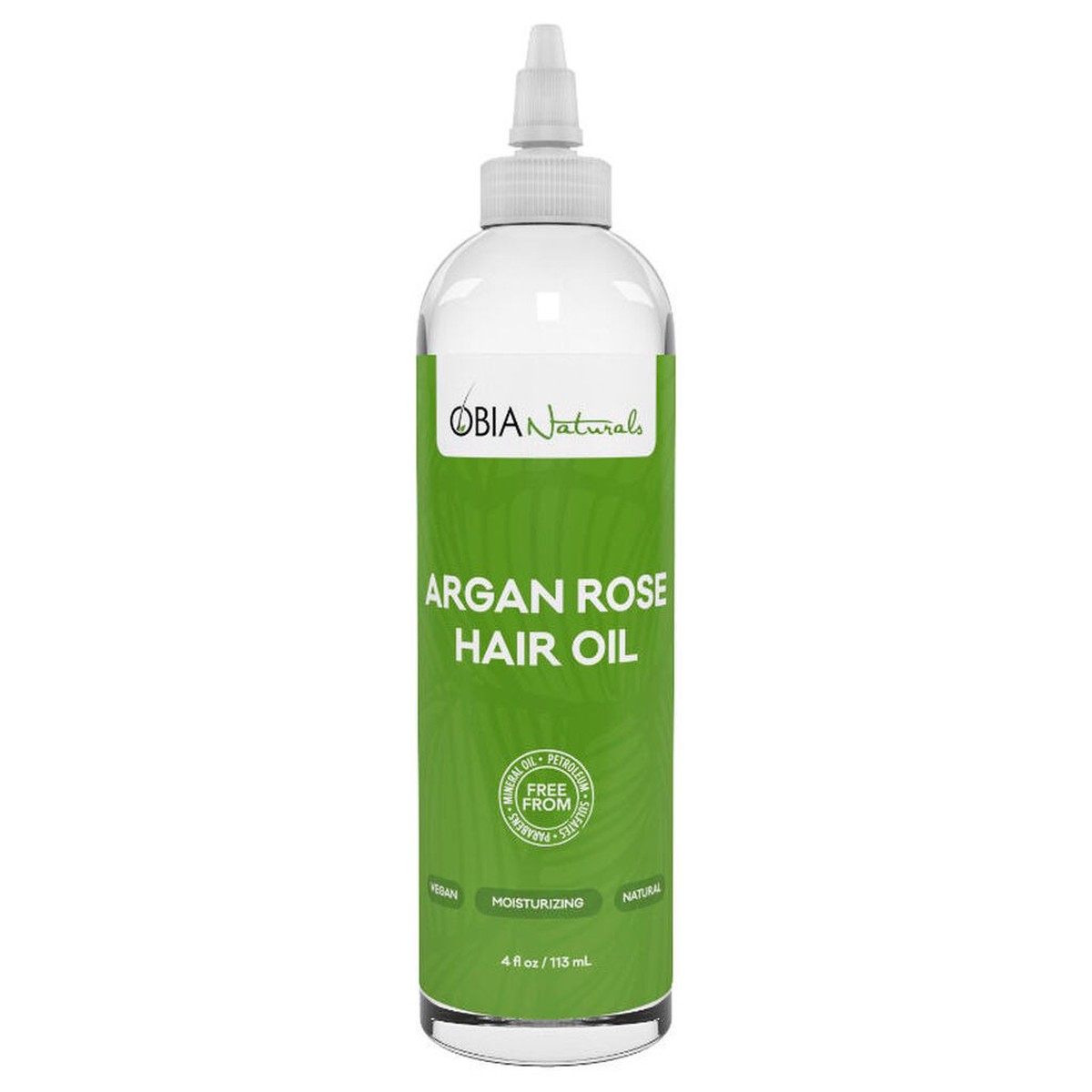 OBIA Naturals Argan Rose Hair Oil: Deeply Nourishing, Enhances Shine & Controls Frizz for All Hair Types 113ml/3.82 oz