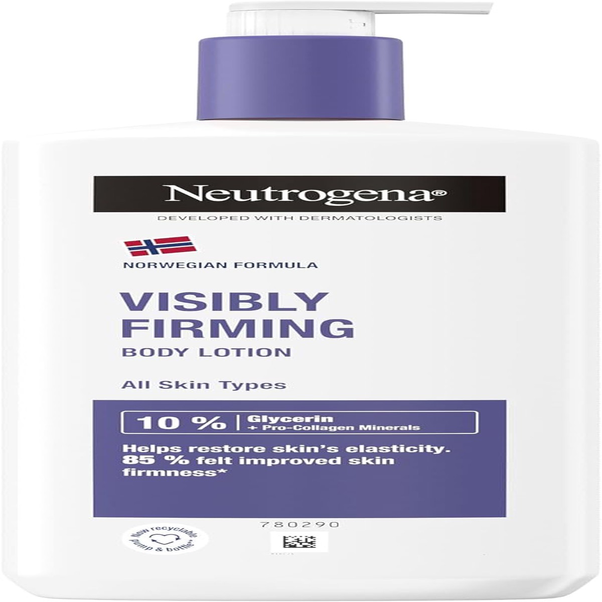 Neutrogena Norwegian Formula Visibly Renew Firming Body Lotion Firming Moisture for Mature or Dry Skin 400 ml/13.6 oz