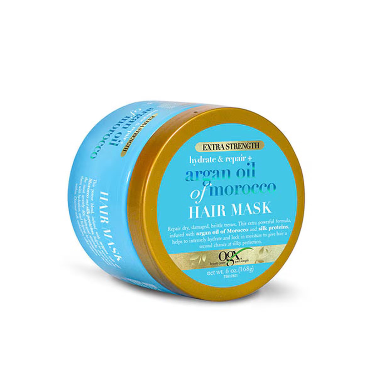 OGX Hydrate & Revive+ Argan Oil of Morocco Hair Mask Intense Hydration for Dry, Damaged Hair 168 g