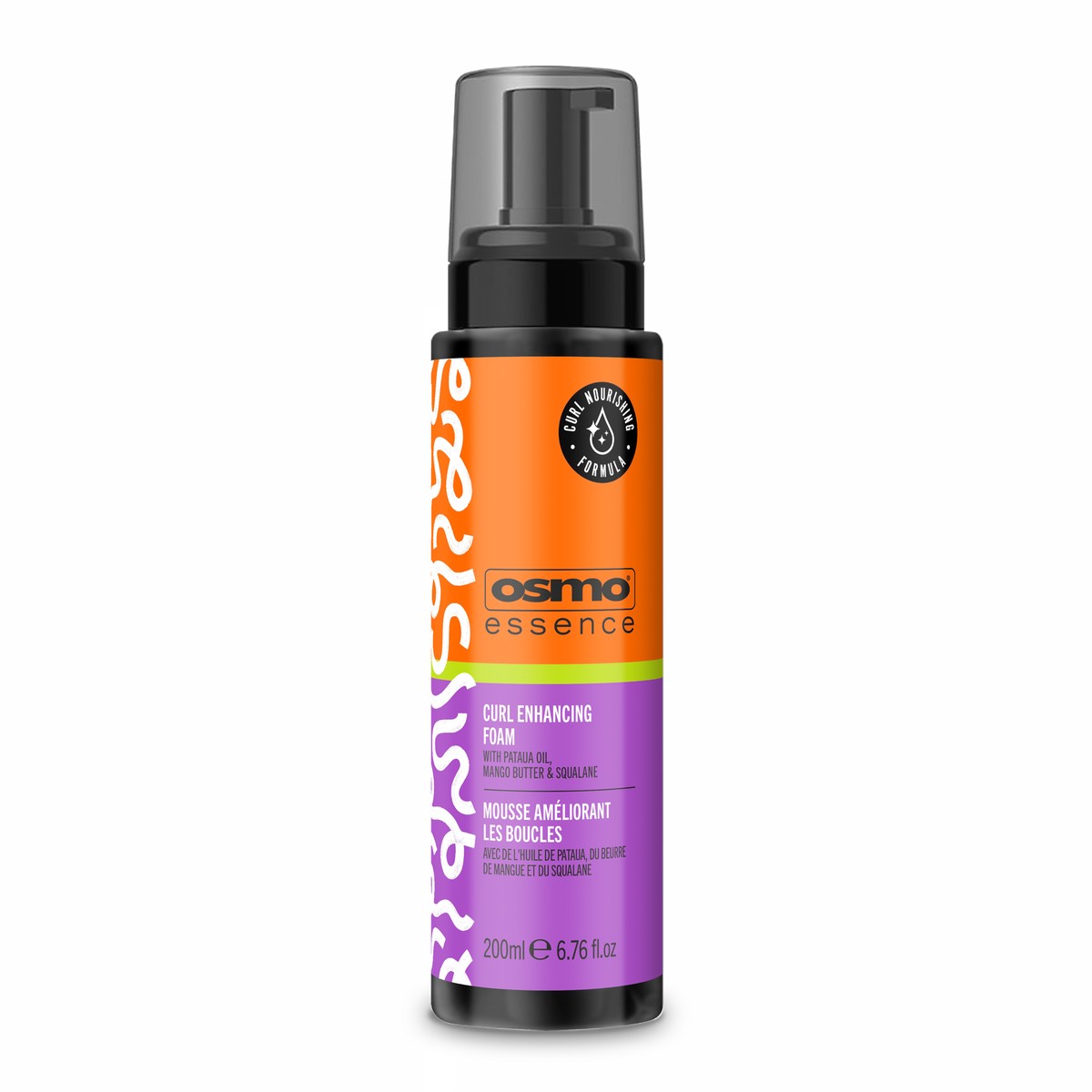 OSMO Essence Curl Enhancing Foam for Defined, Bouncy Curls 200ml/6.76 oz