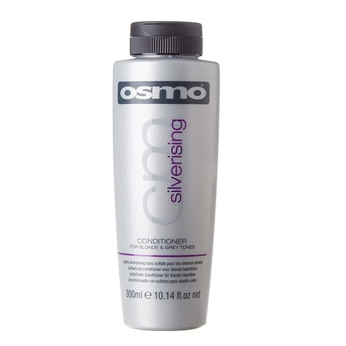 Osmo Silverising Conditioner Neutralises Yellow Tones for Blonde, Grey & Silver Hair 300ml