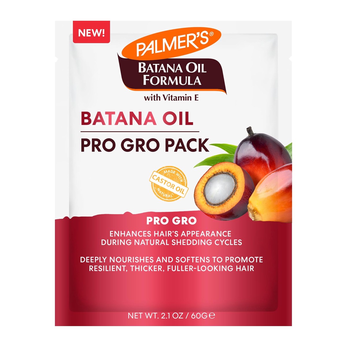 Palmer's Batana Oil Formula Pro Gro Pack Deep Conditioning for All Hair Types 60 g/2.1 oz