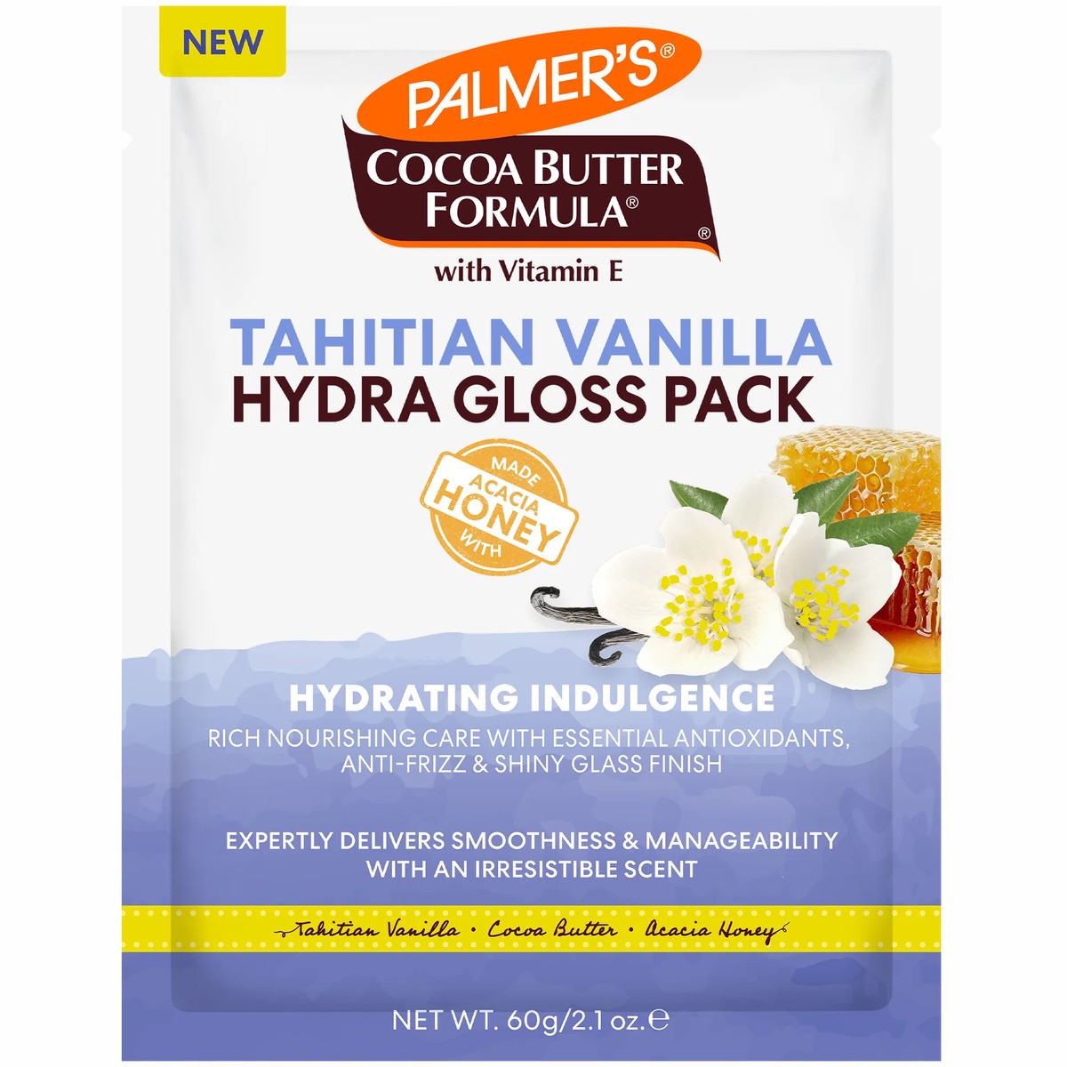 Palmer's Tahitian Vanilla Hydra Gloss Pack Deep Hydration for All Hair Types 60 g/2.1 oz