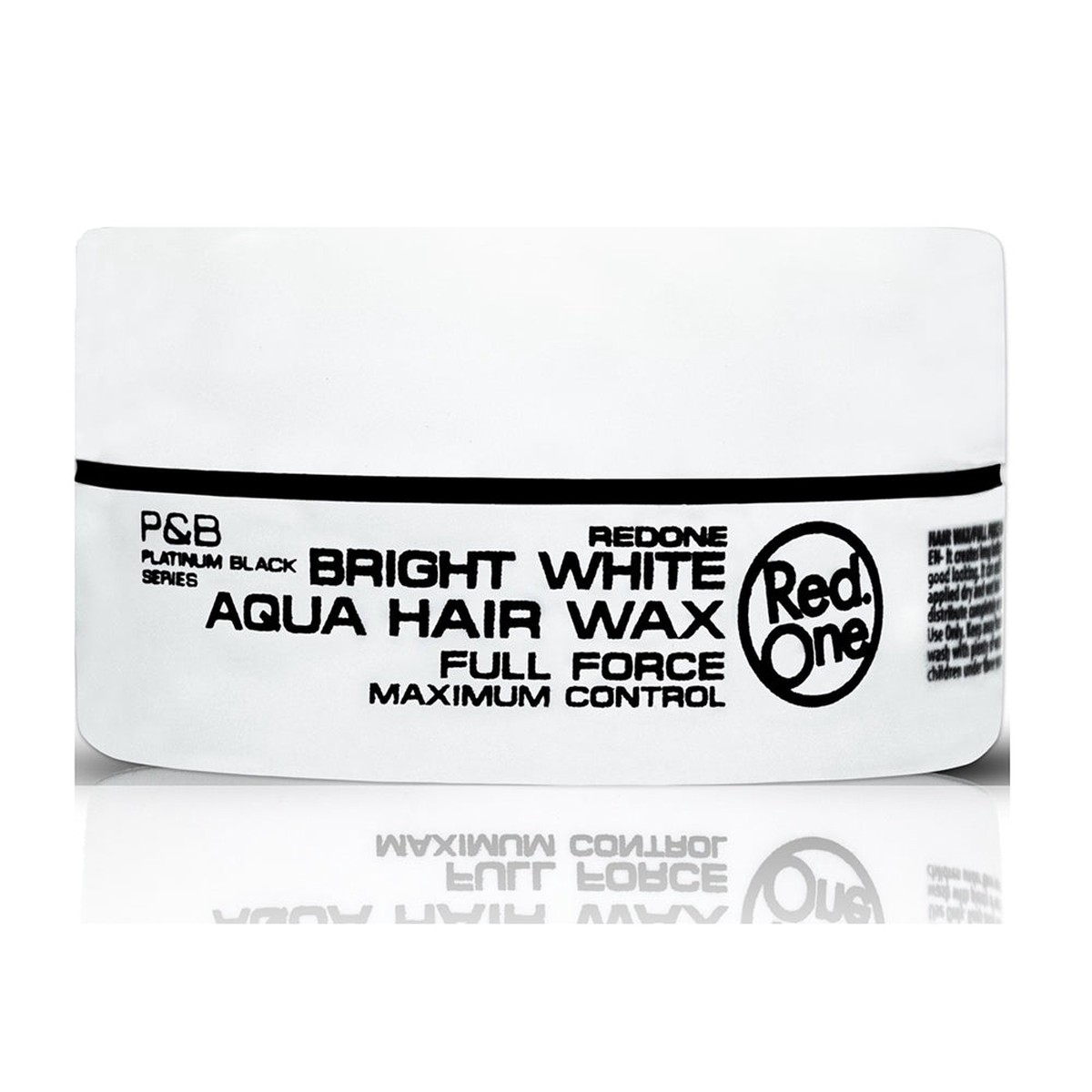 Redone Bright White Aqua Hair Wax: Strong Hold & Natural Finish for Men's Hair Styling 150 ml / 5.07 oz