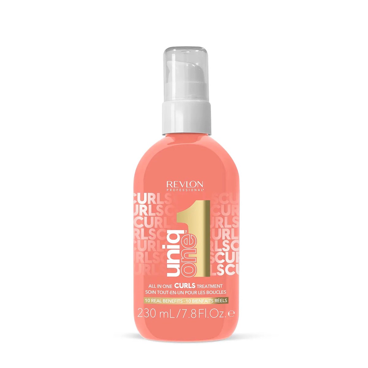 Revlon Professional UniqOne Curls Treatment Curl Definition and Frizz Control for All Curl Types 230 ml/7.8 oz