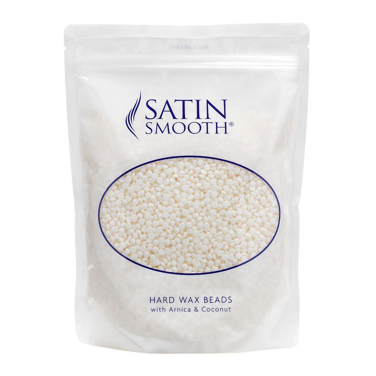 Satin Smooth Hard Wax Beads with Arnica & Coconut for Gentle & Soothing Professional Hair Removal