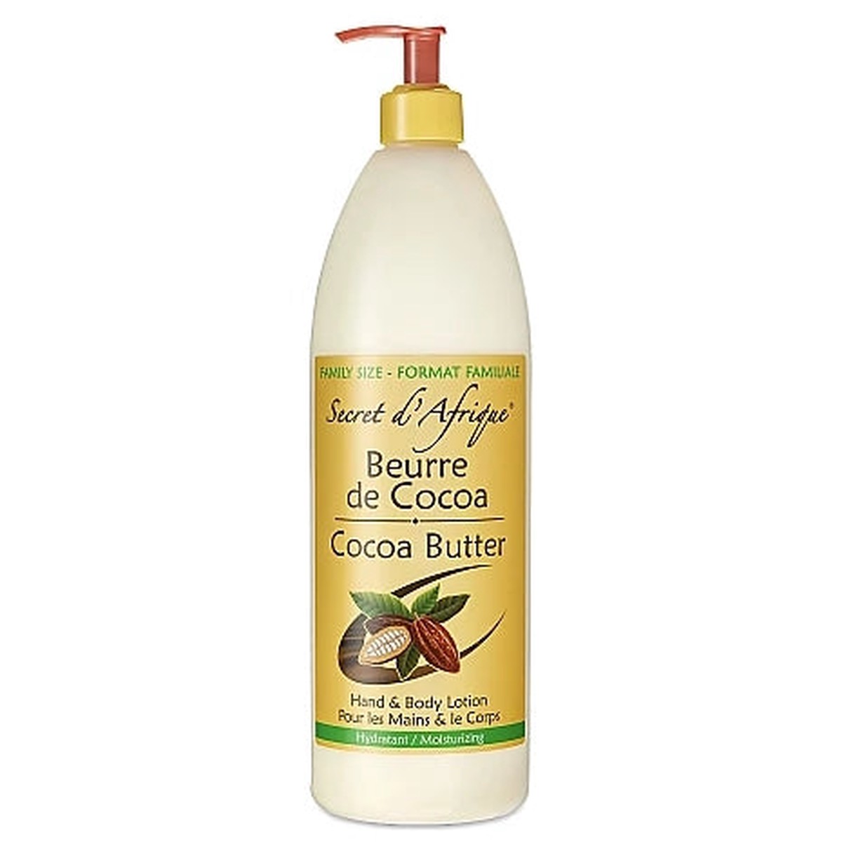 Secret d' Afrique Cocoa Butter Hand & Body Lotion Deeply Moisturizing for All Skin Types 500ml