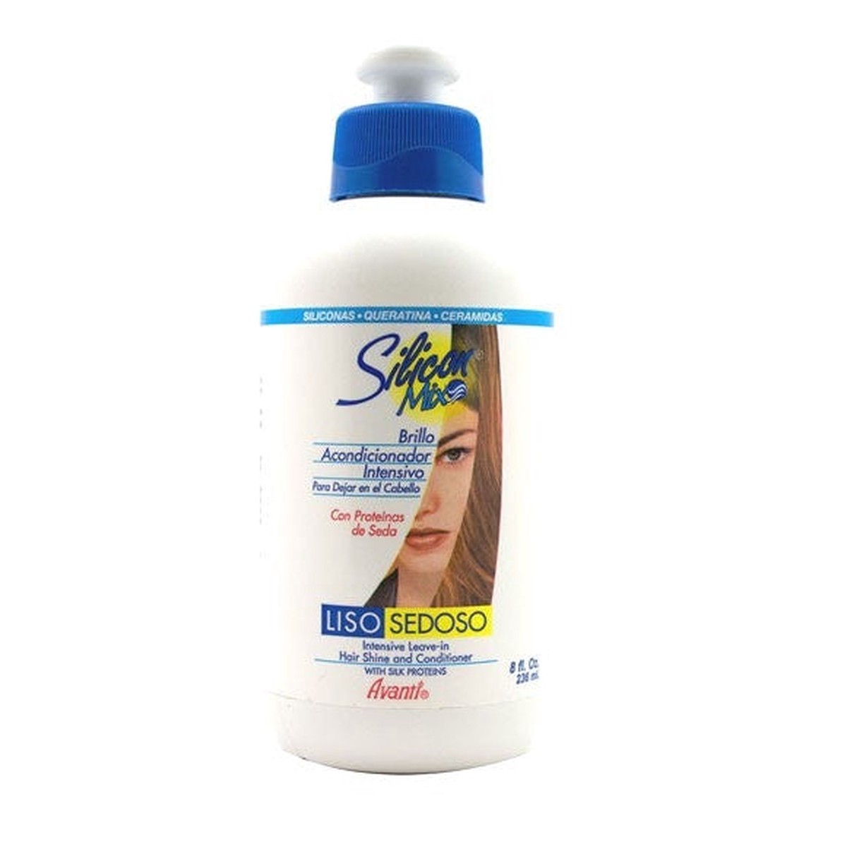 Silicon Mix Intensive Leave In Hair And Shine Conditioner - Deeply Hydrates & Adds Luminous Shine for Dry, Damaged, or Chemically Treated Hair 236ml/7.98 oz